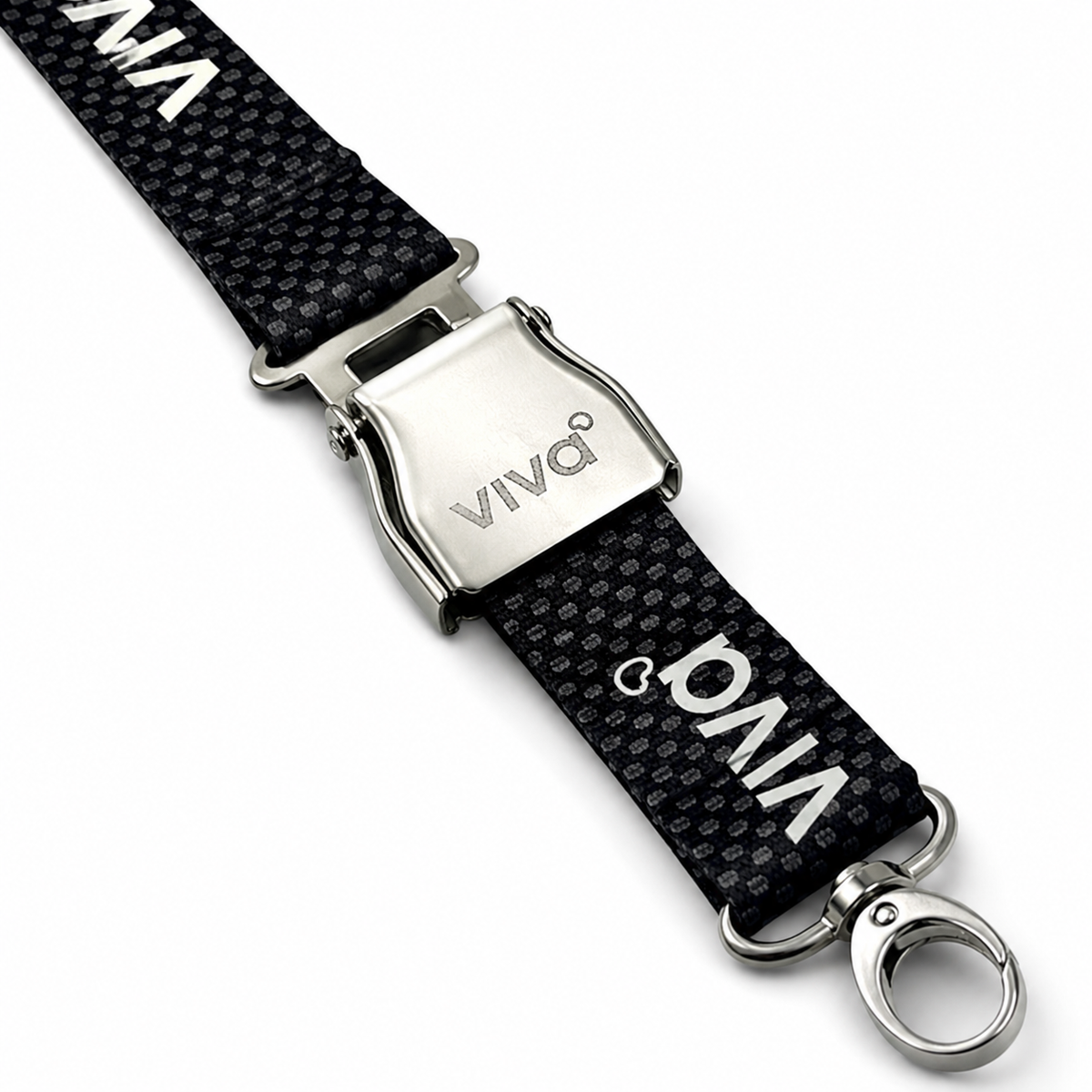 Lanyard Portagafete Carbon Fiber - Viva
