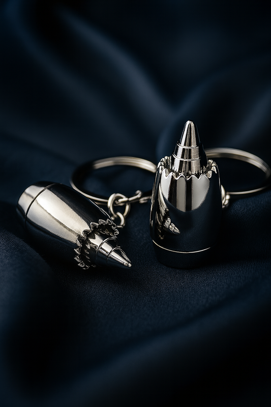 Llavero De Turbina De Avion Plateado