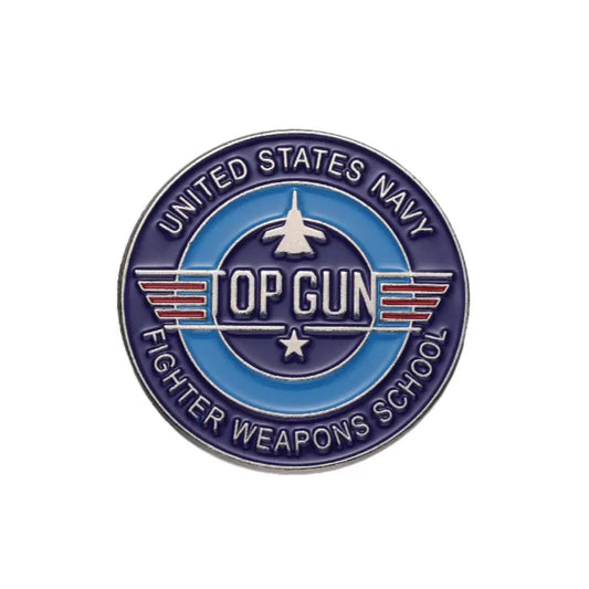 Pin de TOPGUN Redondo - Azul