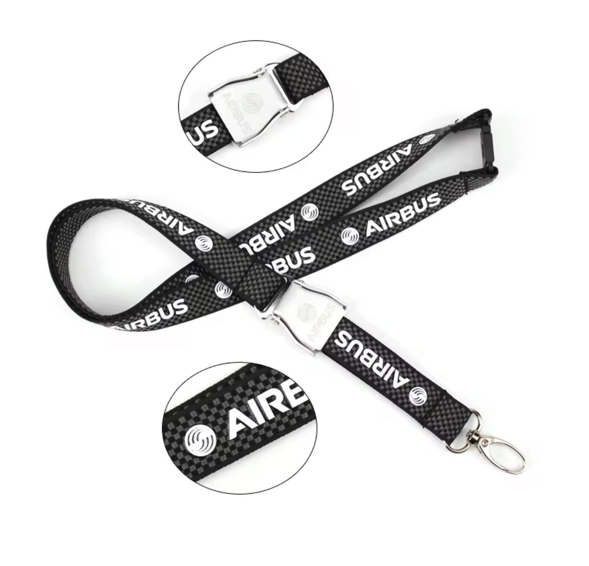 Lanyard Carbon Fiber Airbus