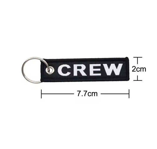 Llavero CREW Mini negro de aviación